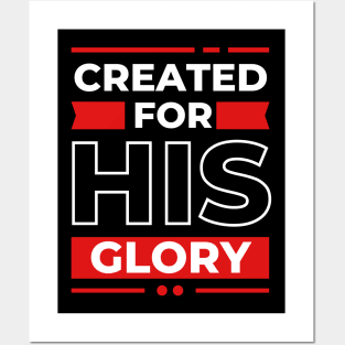 Created for his glory | Christian Posters and Art